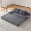 Causeuse surdimensionnée convertible en nuage avec porte-gobelets et rangement latéral 70,7 po Corduroy 2-en-1 Futon-215312257