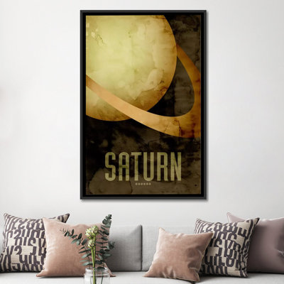 « the planet saturn », reproduction d’art sur toile tendue