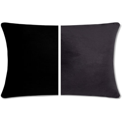 Microsuede Outdoor Reversible Throw Pillow