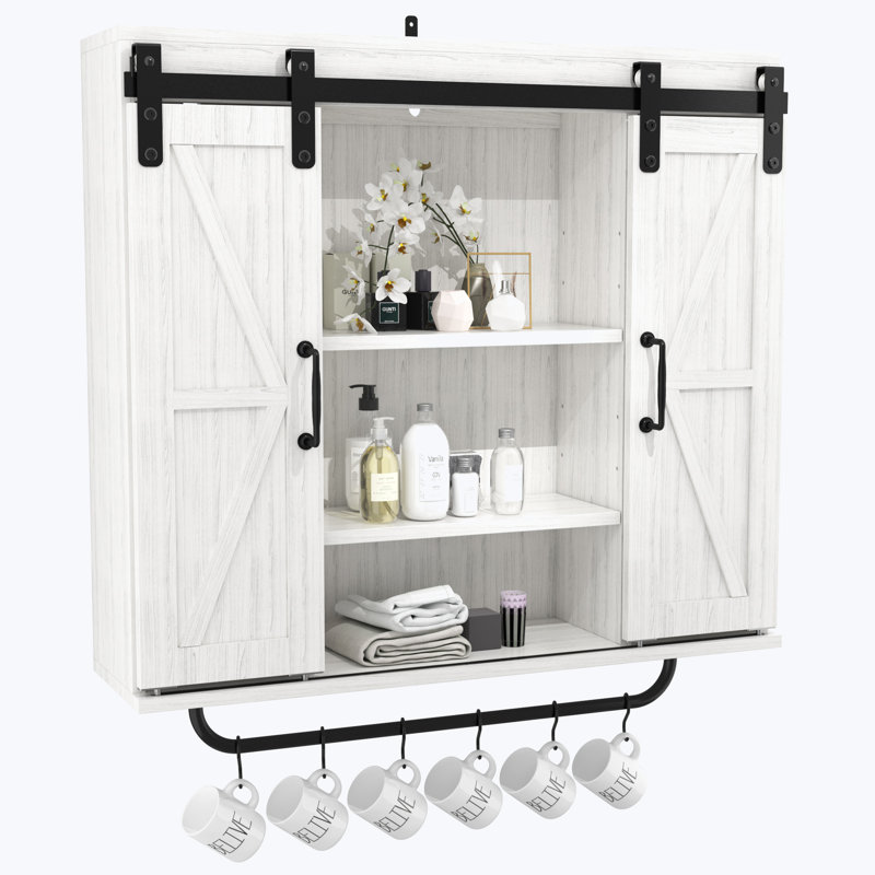 Armoire d'appoint H 27,76 po x l 27,76 po x P 6,89 po Brookelyne