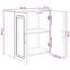 Engineered Wood Rectangle Accent Cabinet-1052522348