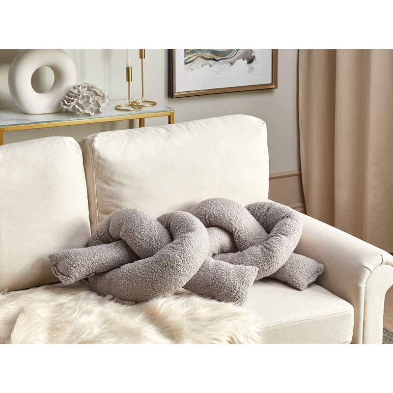 GLADIOLUS Novelty Cushion, Grey
