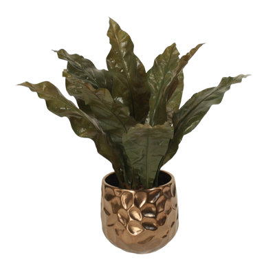 Plante à feuillage artificiel 29 po en pot