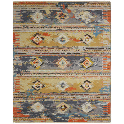Zahara Hand Knotted Wool Area Rug