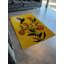 Tapis décoratif moderne jaune et jaune-519648376