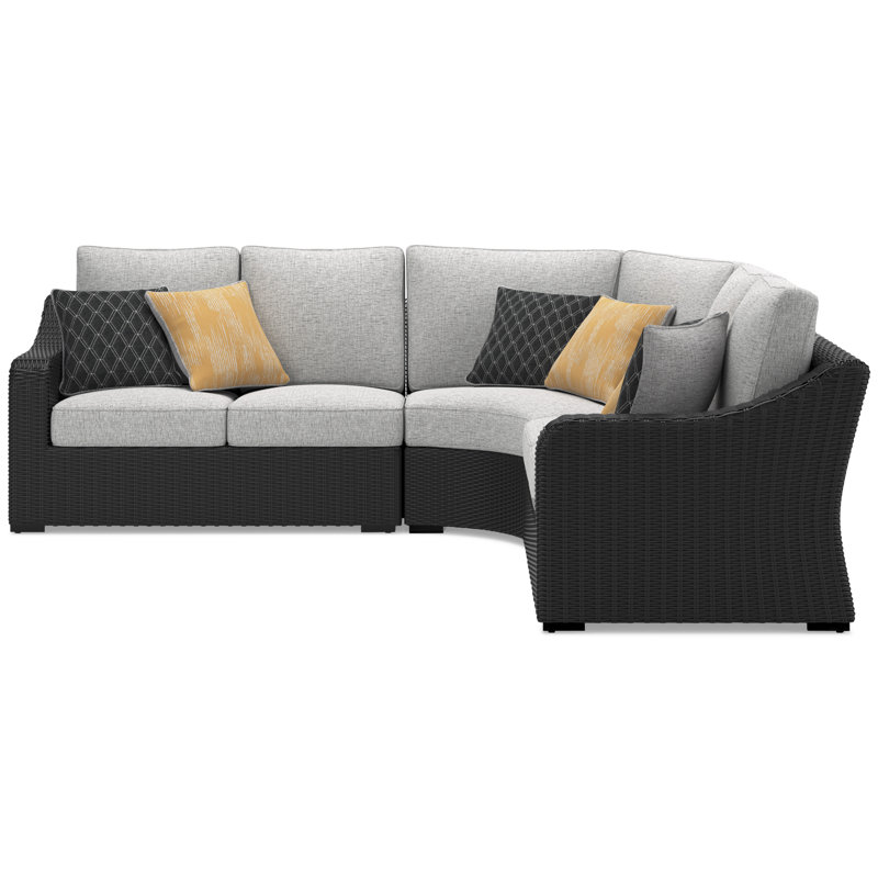 Canapé modulaire d'extérieur 3 pièces Beachcroft