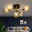 Boley 5-Light Glass Globe Flush Mount-1438550164