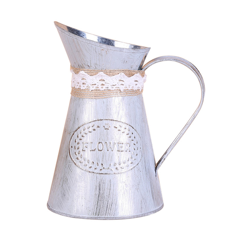 Shabby Handmade Metal Table Vase