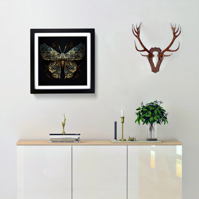 Moth Abstract Art No.1 - Framed Print