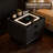 2-Drawer Modern Smart Nightstand with Wireless Charging, LED Light & Tempered Glass Tabletop, Bedside Table with USB & Type-C Ports