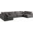 Jocqua Velvet U-Shaped Sectional Reversible-2030298853