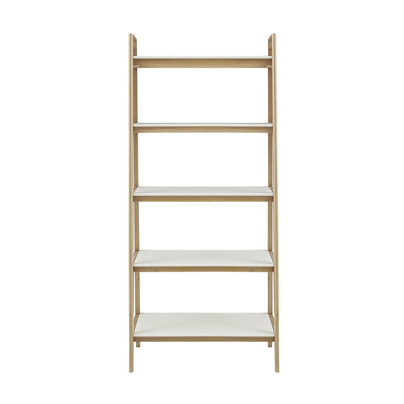 Tablette / bibliothèque, Naturel / Blanc
