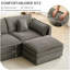 3 Seater Corduroy Sofa-2093860862
