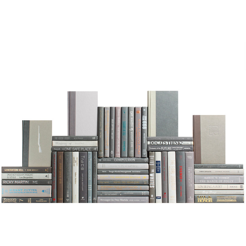 Modern Granite Book Wall, S/50