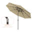 Parasol de marché éclairé 120 po Sanfra-1772855560