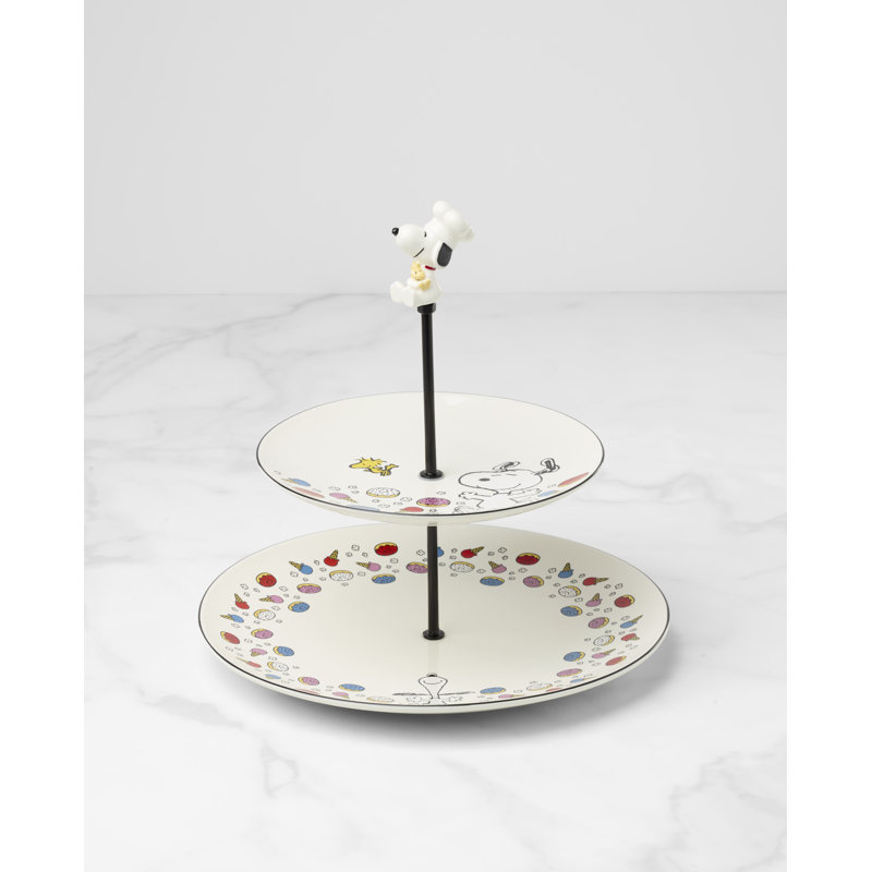 Desserte à niveaux Lenox Chef Snoopy
