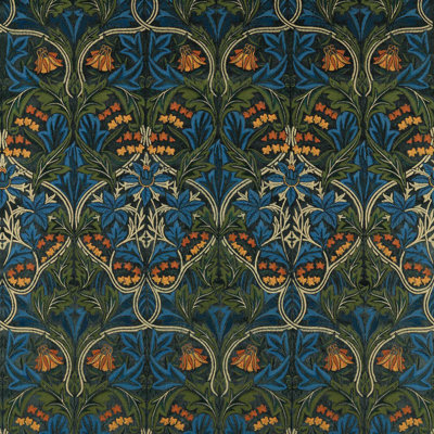 Bluebell Embroidery Fabric
