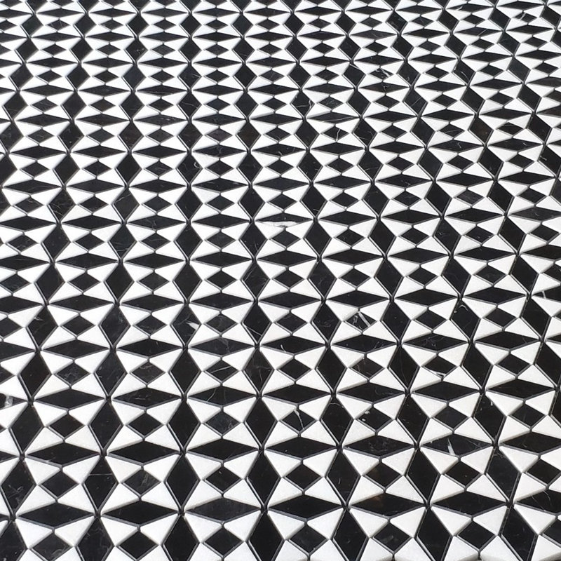 12" x 12" Marble Random Mosaic Wall & Floor Tile