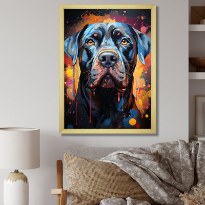 Cane Corso Confidence II sur toile