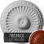 Médaillon de plafond H 11,25 po x l 11,25 po x P 0,875 po Linus-27780841
