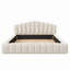 Structure de lit en velours pour grand lit-245604926