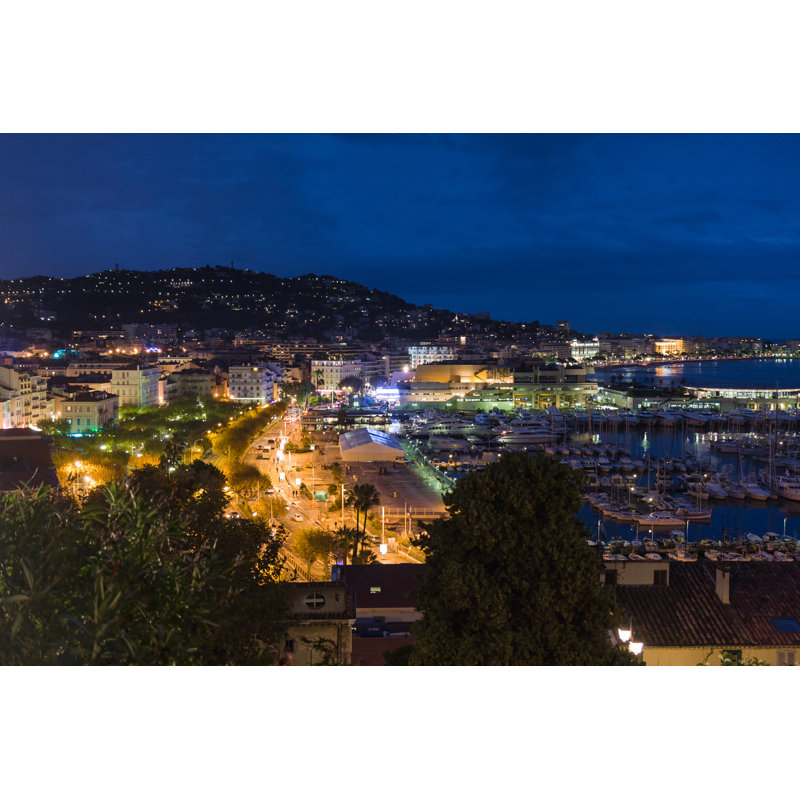 Filicia Skyline Of Cannes - Wrapped Canvas Print, 30cm H x 46cm W x 3.8cm D