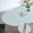 Aydelin Extendable Round Glass Top Metal Base Dining Table