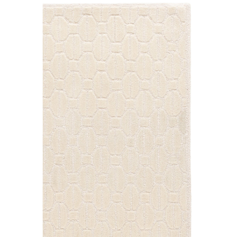 Fifth Avenue Hand Tufted Wool, Cotton Geometric Indoor Rug, Rectangle 4' x 6'