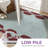 Modern Geometric Machine Washable Chain Link Blue Indoor Area Rug With Non-Slip Backing-636655210
