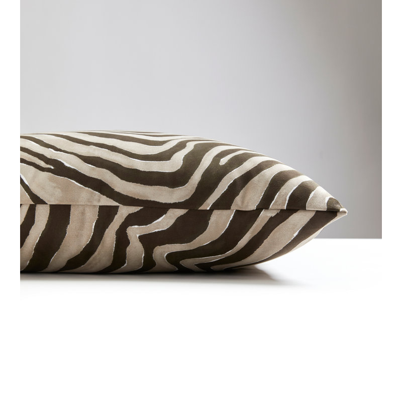 Kenya Square Pillow Cover & Insert, Graphite