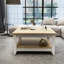 Lea 90 Cm Square Coffee Table-239124030