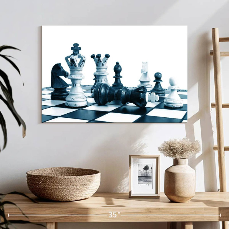 Senne Chess, 16" H x 24" W