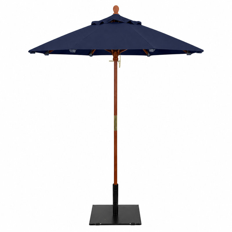 Auvent / poteau de remplacement pour parasols l 6 pi Kristy, Bleu marine
