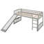 Lit mezzanine simple avec glissoire et échelle-1972760152