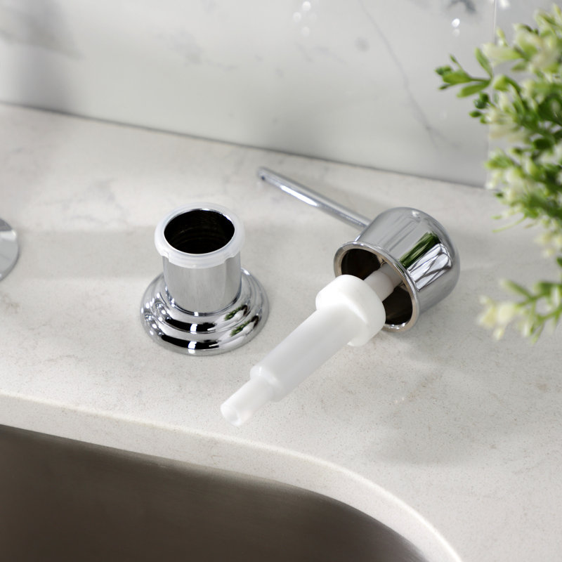 Kingston Brass Heritage Kitchen Soap Dispenser, Polished Chrome