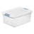 Sterilite Plastic Clear Stackable Latching Storage Box Container