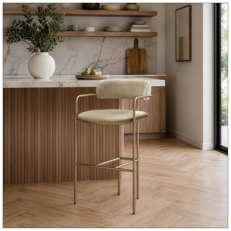 Tabouret de comptoir taupe, Grey