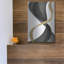 Art mural en métal luxueux «Inner Flow 1» par Alonzo Saunders, 12 po x 16 po-114968550