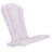 Western Red Cedar Outdoor 2'' Adirondack Chair Seat / Back Cushion-299422563