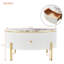 Table basse moderne avec 2 grands tiroirs de rangement Modern