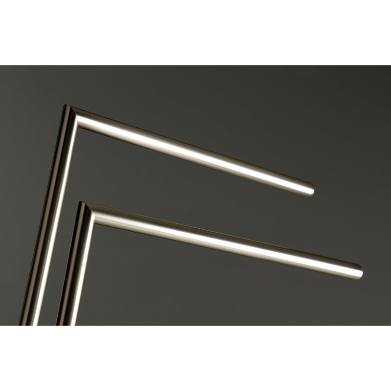 Kingston Brass Edenscape Freestanding Dual Towel Rack, Brushed Nickel
