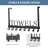 Metal Over-the-Door Towel Hooks with Rust-Resistant