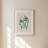 Abstract Greenface Print 1-1179282040