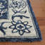 Tapis bleu marine / ivoire Jardin 601-1007719001