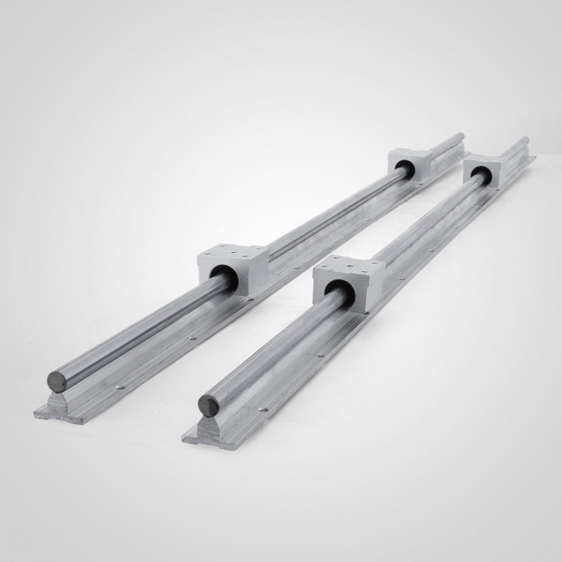 Linear Rail SBR12-1000mm 38mm Linear Slide W/ 4 SBR12UU Bearing Blocks