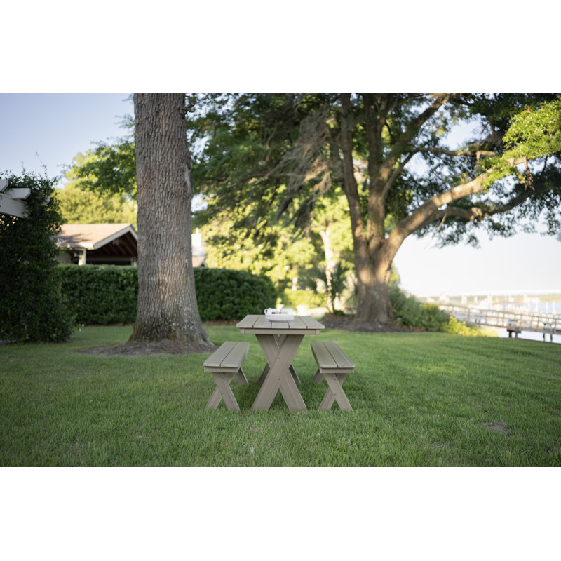 Willow Outdoor Rectangle Dining Table, Aruba Blue, Aruba Blue