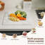 Planche à découper en marbre naturel blanc pour la cuisine 16 po x 16 po Diflart-125845166-125845169