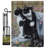 Ensemble de 2 faces 1,5 x 1,1 pi. tuxedo chat nature animaux