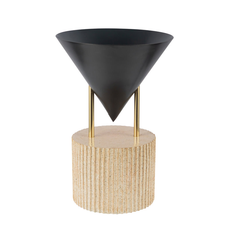 Versus 15-in Brass Table Lamp, Urban Bronze