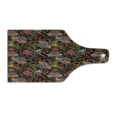 East Urban Home Glass Jacobean Cutting Board